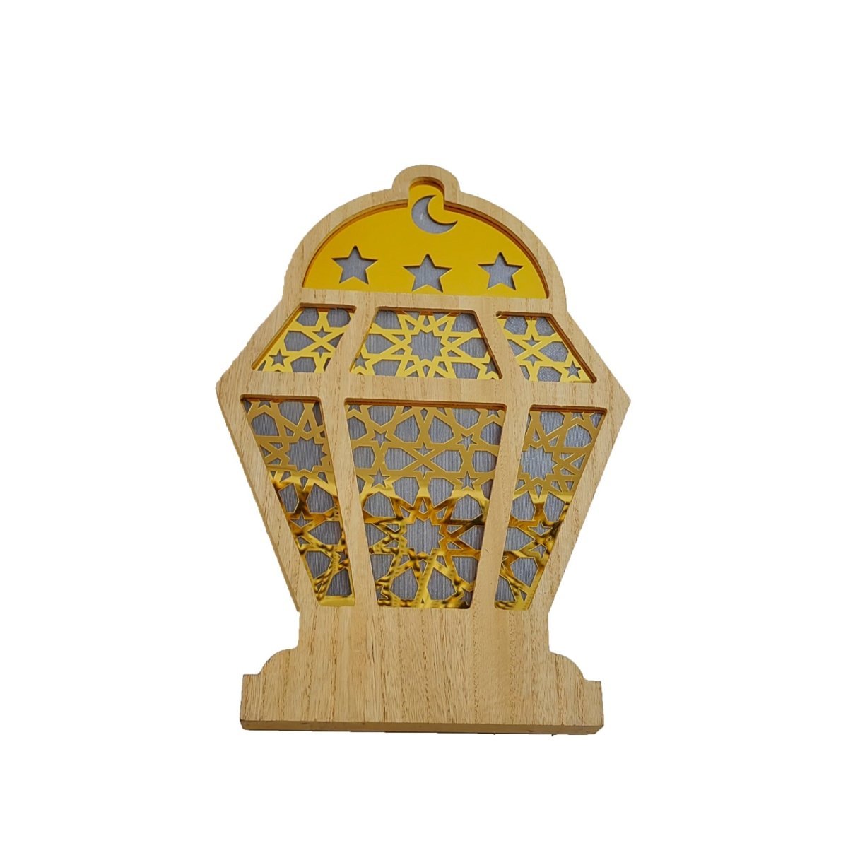 Eid Wooden LED Decorative Desktop Ornaments (MAC395) La Vie Bien Eid Wooden LED Decorative Desktop Ornaments (MAC395)