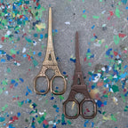 Eiffel Tower Mini Scissors in Antique Bronze, Rose Gold, Silver, Iridescent, or Gold Office La Vie Bien Eiffel Tower Mini Scissors in Antique Bronze, Rose Gold, Silver, Iridescent, or Gold