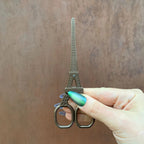 Eiffel Tower Mini Scissors in Antique Bronze, Rose Gold, Silver, Iridescent, or Gold by The Bullish Store
