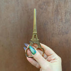 Eiffel Tower Mini Scissors in Antique Bronze, Rose Gold, Silver, Iridescent, or Gold by The Bullish Store