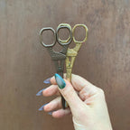 Eiffel Tower Mini Scissors in Antique Bronze, Rose Gold, Silver, Iridescent, or Gold by The Bullish Store