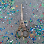 Eiffel Tower Mini Scissors in Antique Bronze, Rose Gold, Silver, Iridescent, or Gold by The Bullish Store