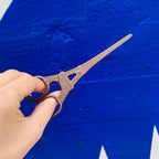 Eiffel Tower Mini Scissors in Antique Bronze, Rose Gold, Silver, Iridescent, or Gold by The Bullish Store