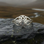 Eiyen Celtic Knot Ring in Sterling Silver Ring La Vie Bien Eiyen Celtic Knot Ring in Sterling Silver
