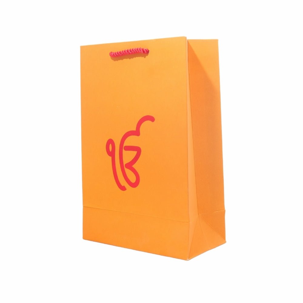 Ek Omkar Printed Paper Bag, Set of 10 Favors & Return Gifts La Vie Bien Ek Omkar Printed Paper Bag, Set of 10