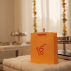 Ek Omkar Printed Paper Bag, Set of 10 Favors & Return Gifts La Vie Bien Ek Omkar Printed Paper Bag, Set of 10
