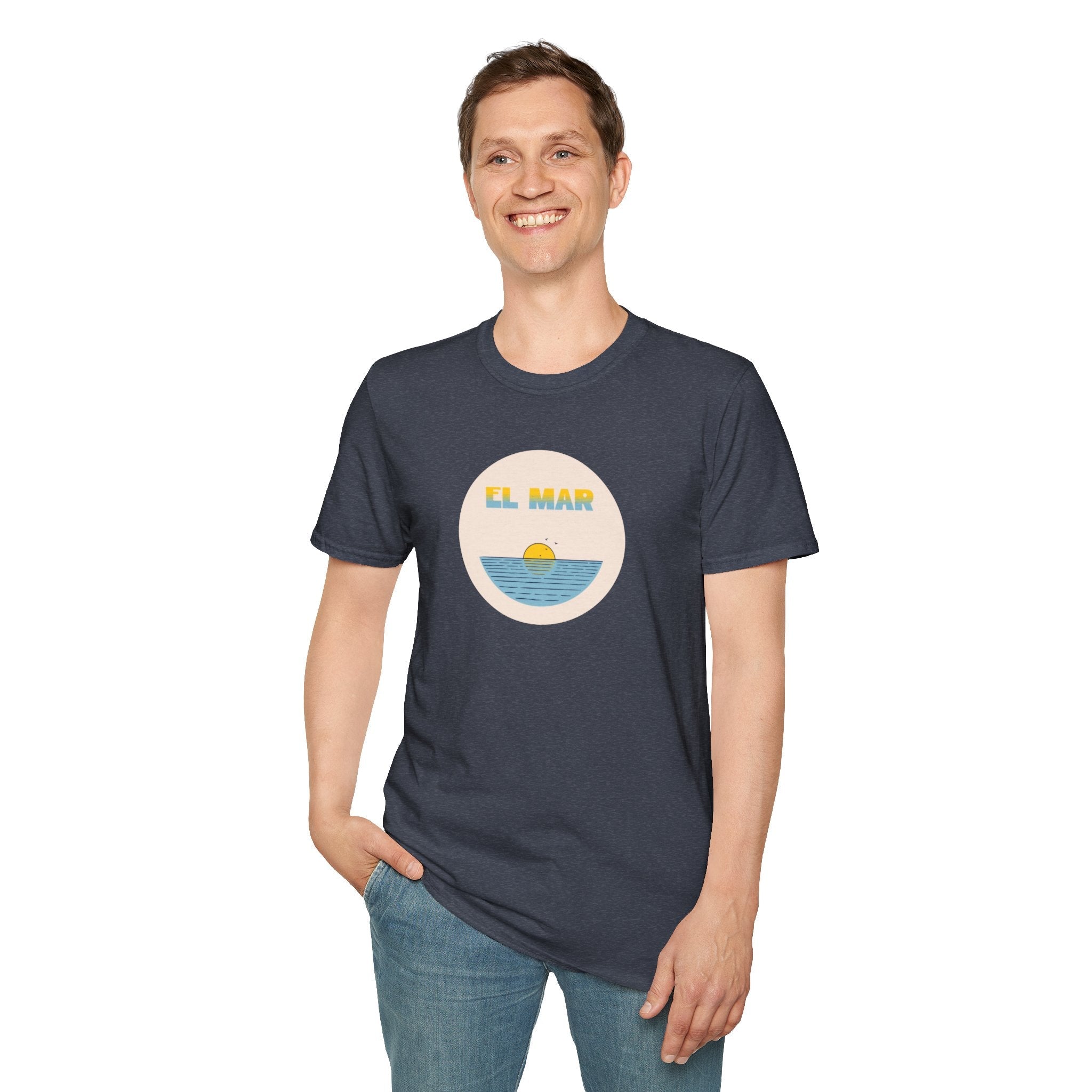 El mar T-Shirt, Tee for Beach Lovers T-Shirt La Vie Bien El mar T-Shirt, Tee for Beach Lovers