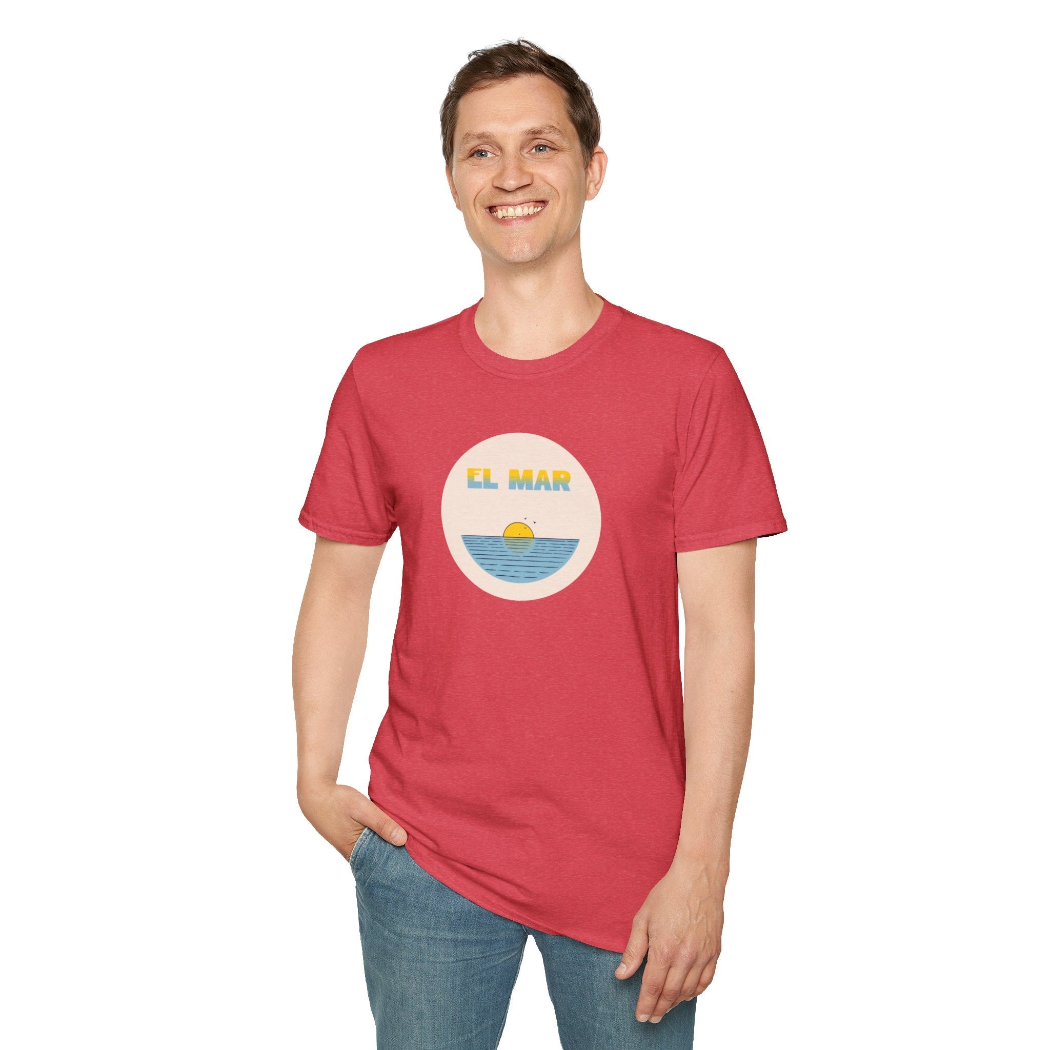 El mar T-Shirt, Tee for Beach Lovers T-Shirt La Vie Bien El mar T-Shirt, Tee for Beach Lovers