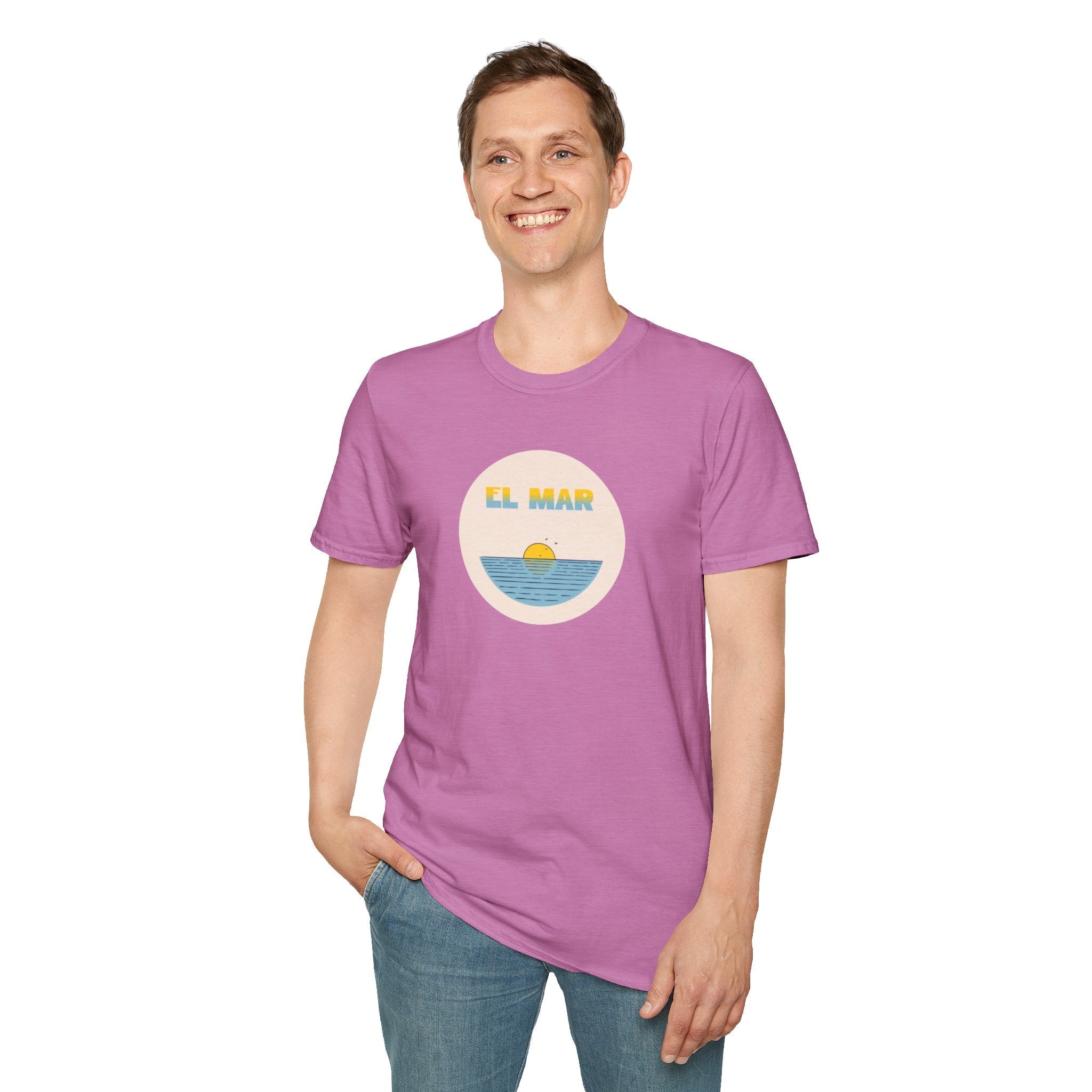 El mar T-Shirt, Tee for Beach Lovers T-Shirt La Vie Bien El mar T-Shirt, Tee for Beach Lovers