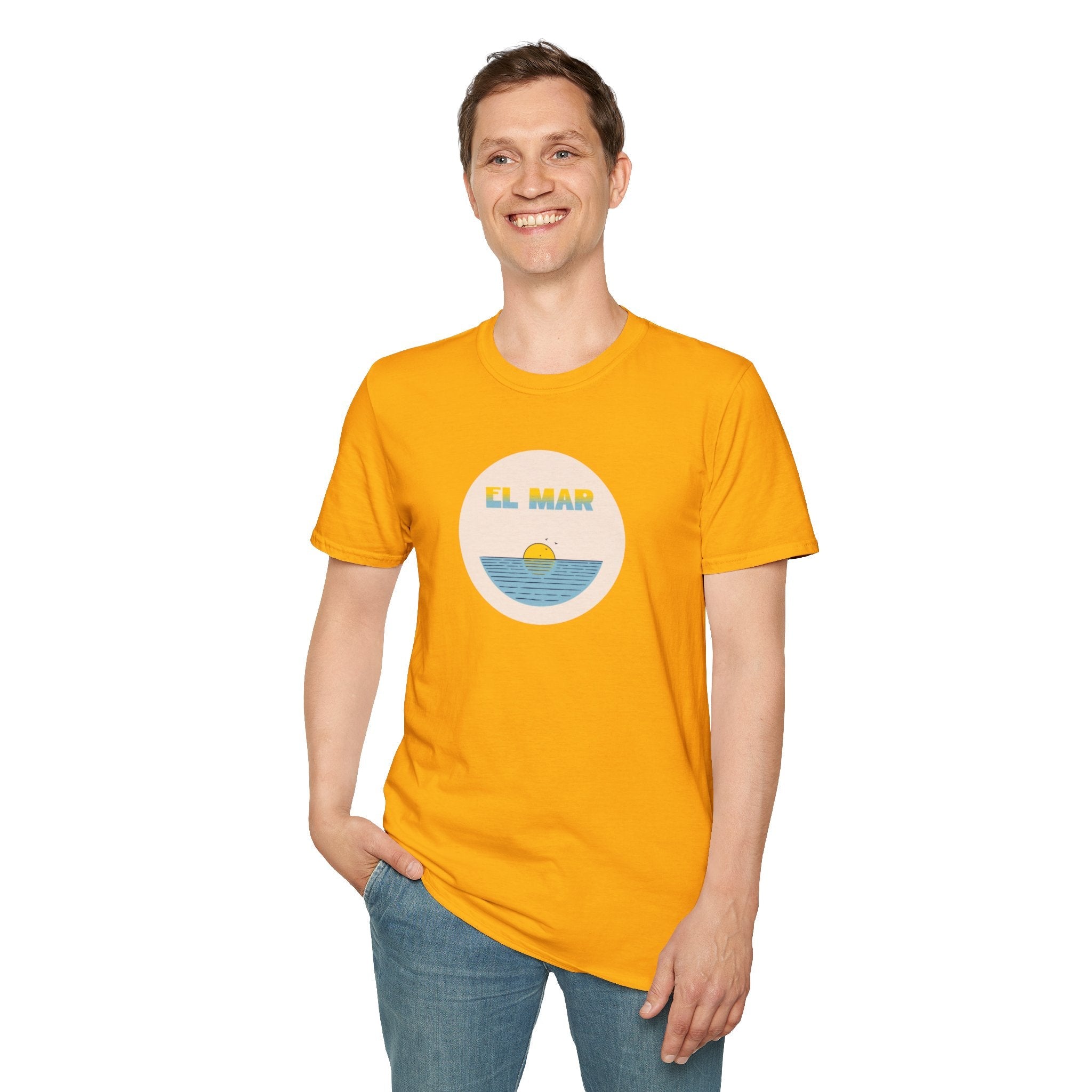 El mar T-Shirt, Tee for Beach Lovers T-Shirt La Vie Bien El mar T-Shirt, Tee for Beach Lovers