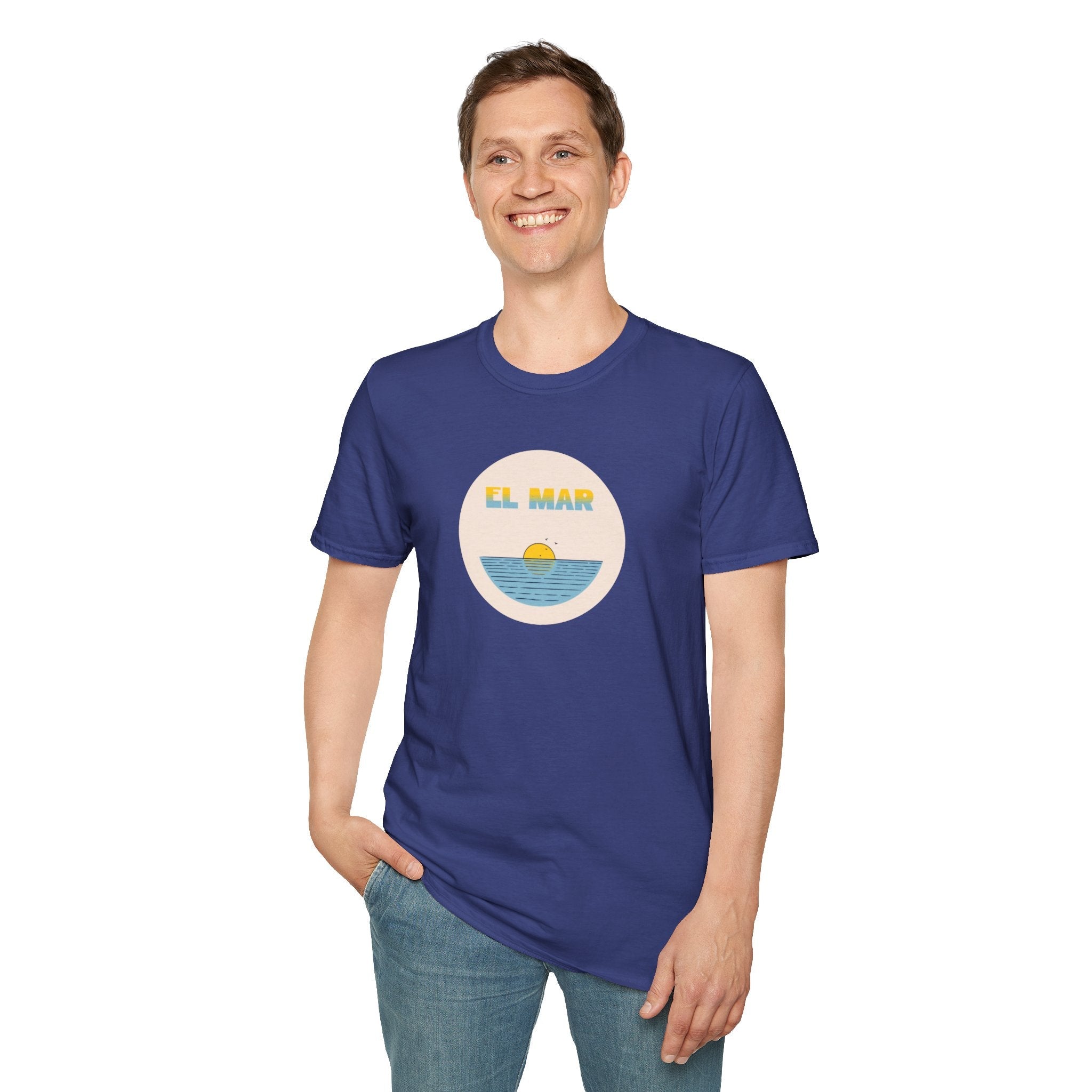 El mar T-Shirt, Tee for Beach Lovers T-Shirt La Vie Bien El mar T-Shirt, Tee for Beach Lovers