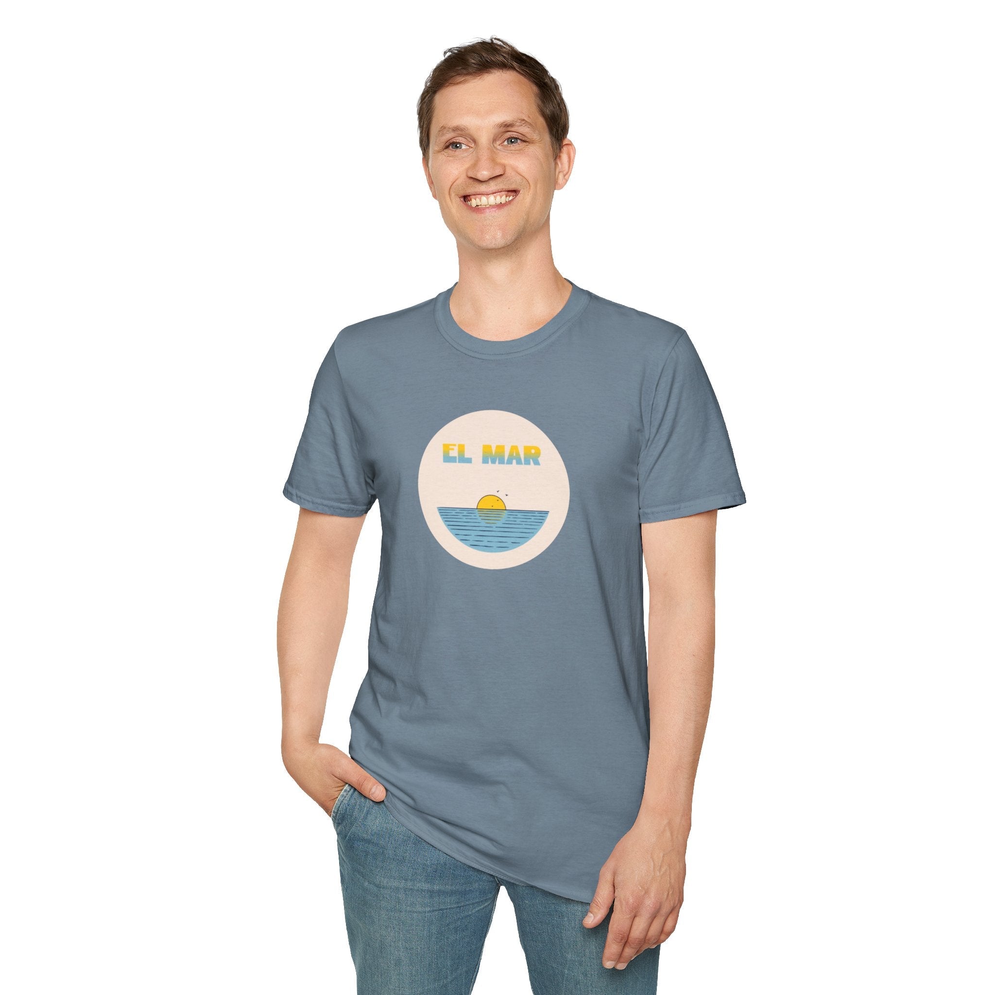 El mar T-Shirt, Tee for Beach Lovers T-Shirt La Vie Bien El mar T-Shirt, Tee for Beach Lovers