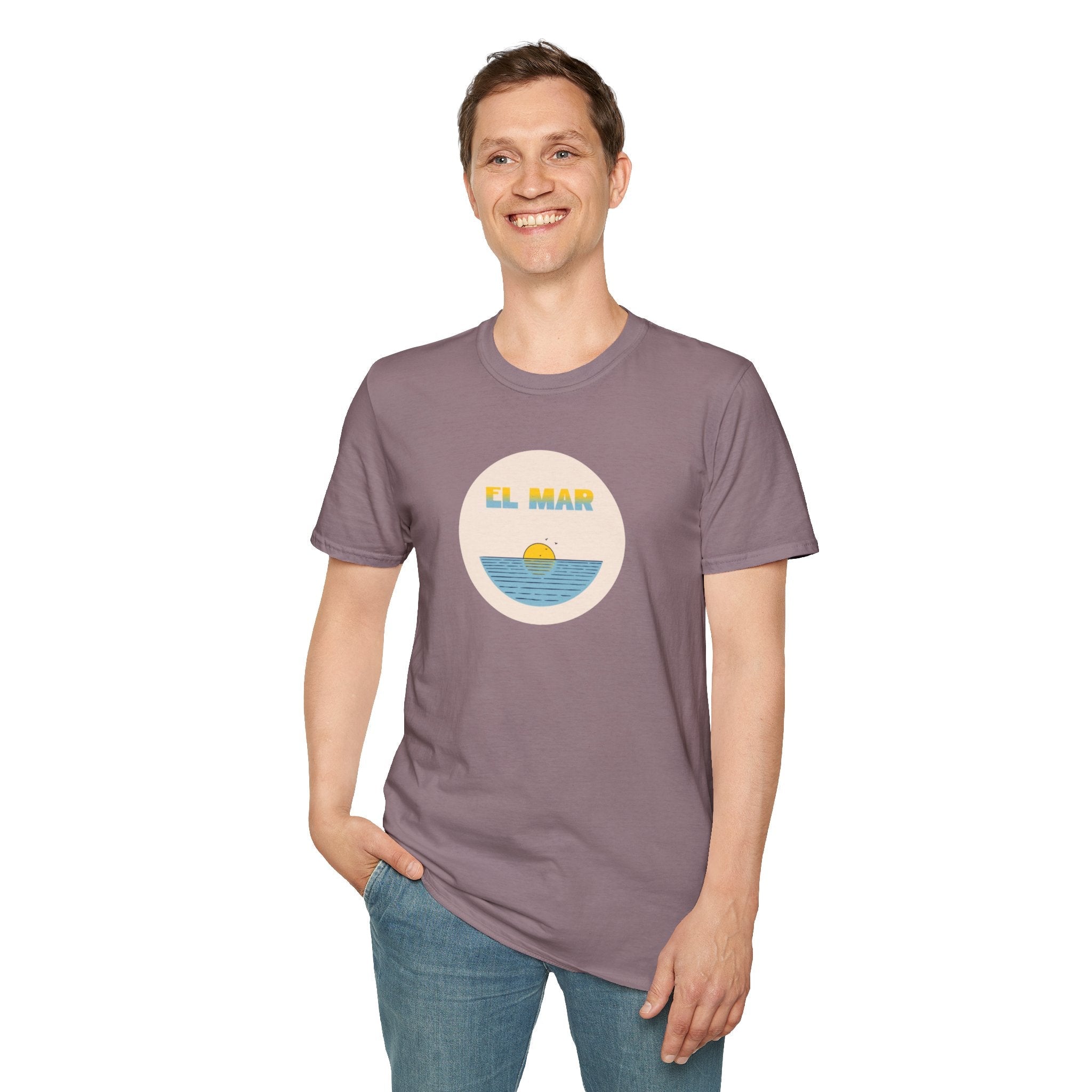 El mar T-Shirt, Tee for Beach Lovers T-Shirt La Vie Bien El mar T-Shirt, Tee for Beach Lovers