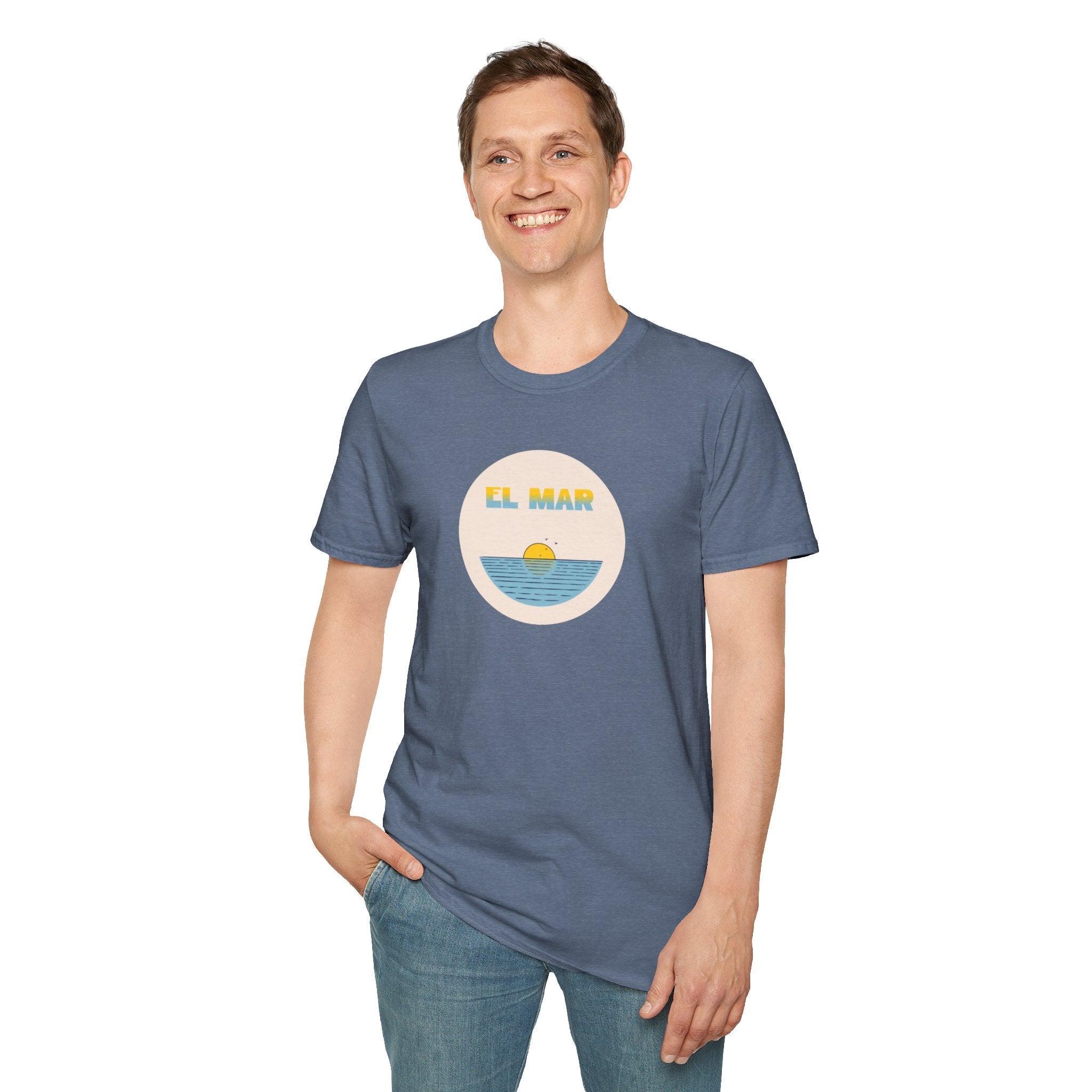 El mar T-Shirt, Tee for Beach Lovers T-Shirt La Vie Bien El mar T-Shirt, Tee for Beach Lovers