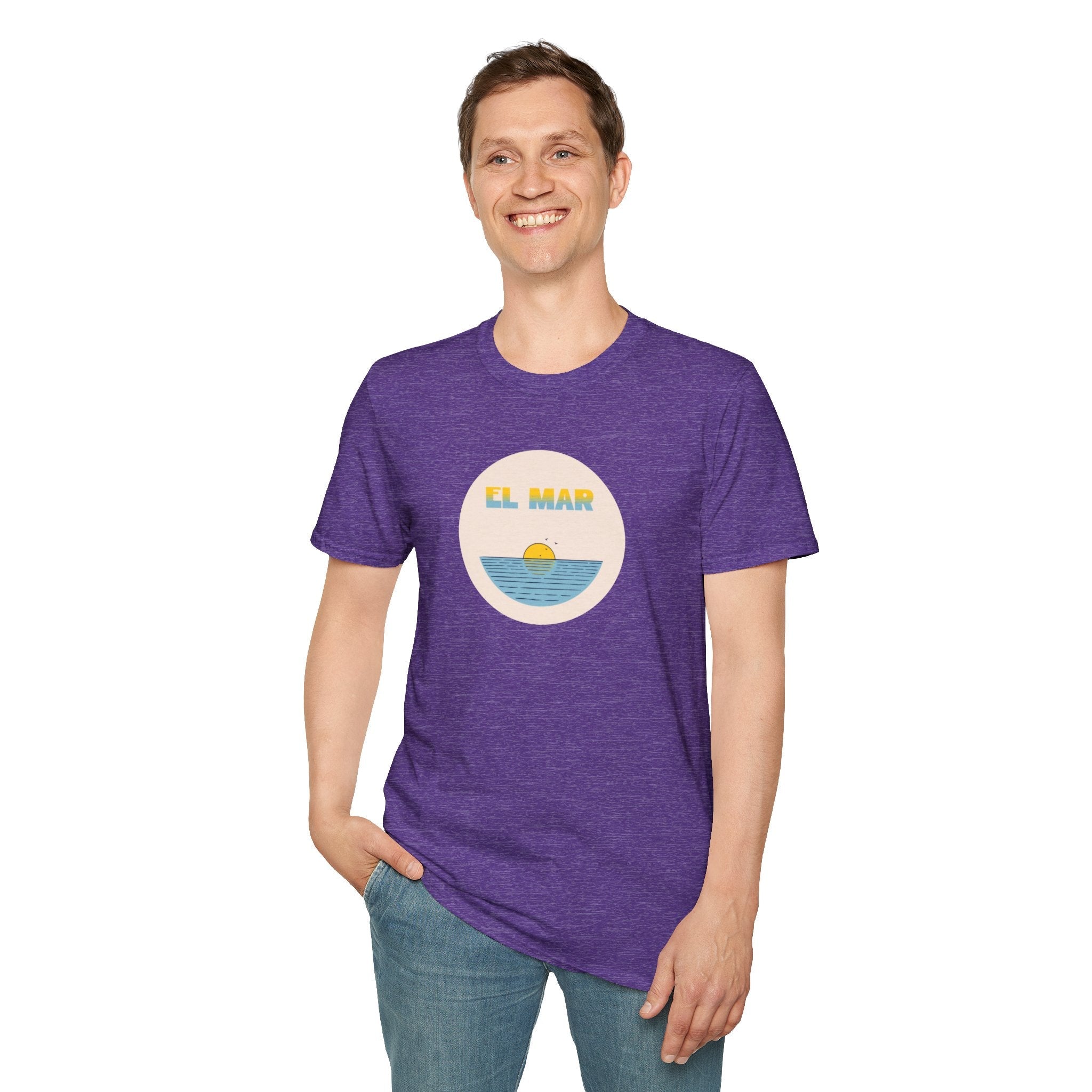 El mar T-Shirt, Tee for Beach Lovers T-Shirt La Vie Bien El mar T-Shirt, Tee for Beach Lovers