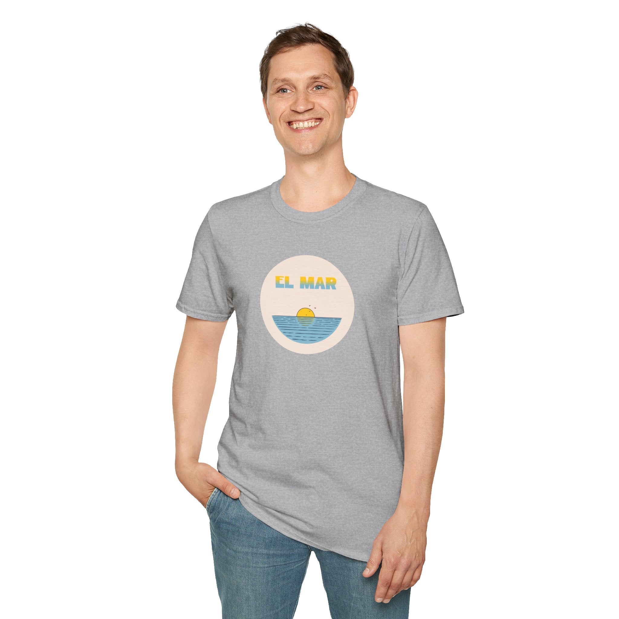 El mar T-Shirt, Tee for Beach Lovers T-Shirt La Vie Bien El mar T-Shirt, Tee for Beach Lovers