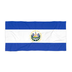 El Salvador Flag Beach Towel | Quality & Long Lasting - 2 Sizes | Salvadorian Pride | Gift for Salvadorians | Púchica Vos Home Decor La Vie Bien El Salvador Flag Beach Towel | Quality & Long Lasting - 2 Sizes | Salvadorian Pride | Gift for Salvadorians | Púchica Vos