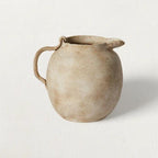 Eleanor Off-White Ceramic Jug by White Cliff Studio
