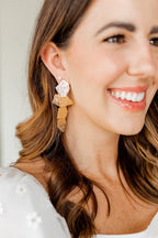 Electra Statement Earrings - Gold