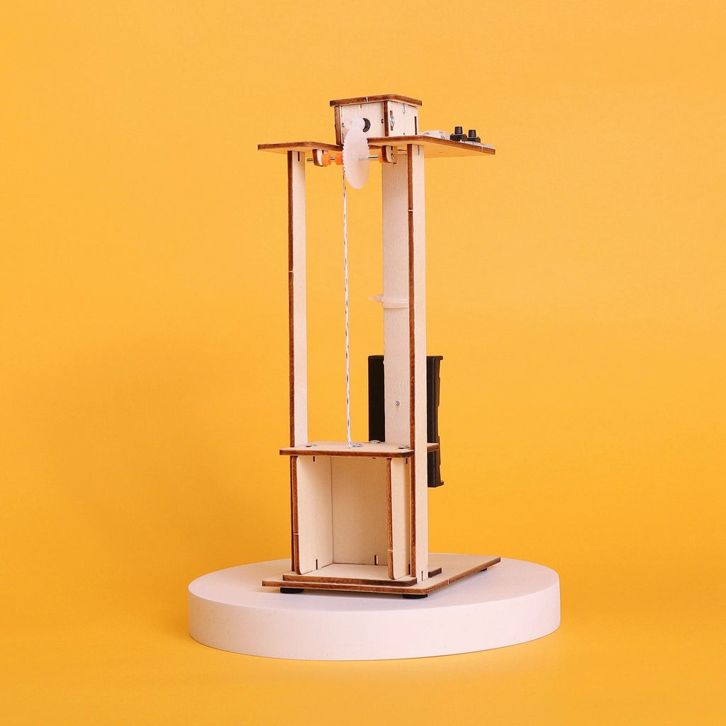 Electric Elevator DIY Kit, Educational STEM Toy by Kitsville