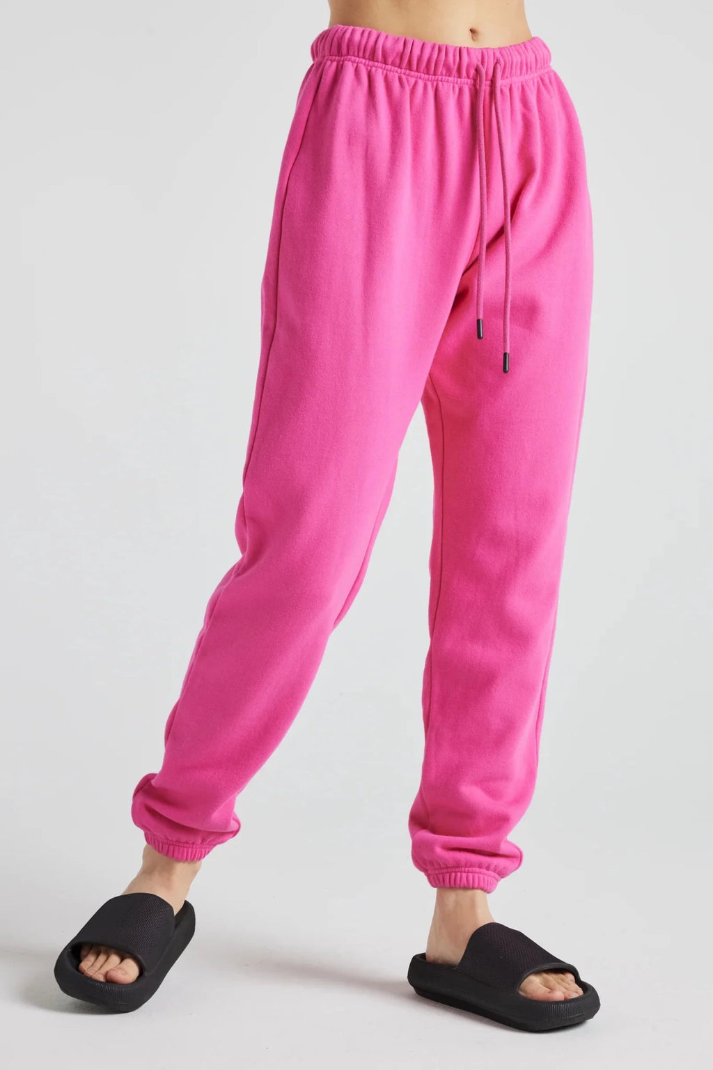 Electric Fleece Joggers in PINK Clothing La Vie Bien Electric Fleece Joggers in PINK