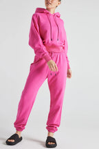 Electric Fleece Joggers in PINK Clothing La Vie Bien Electric Fleece Joggers in PINK