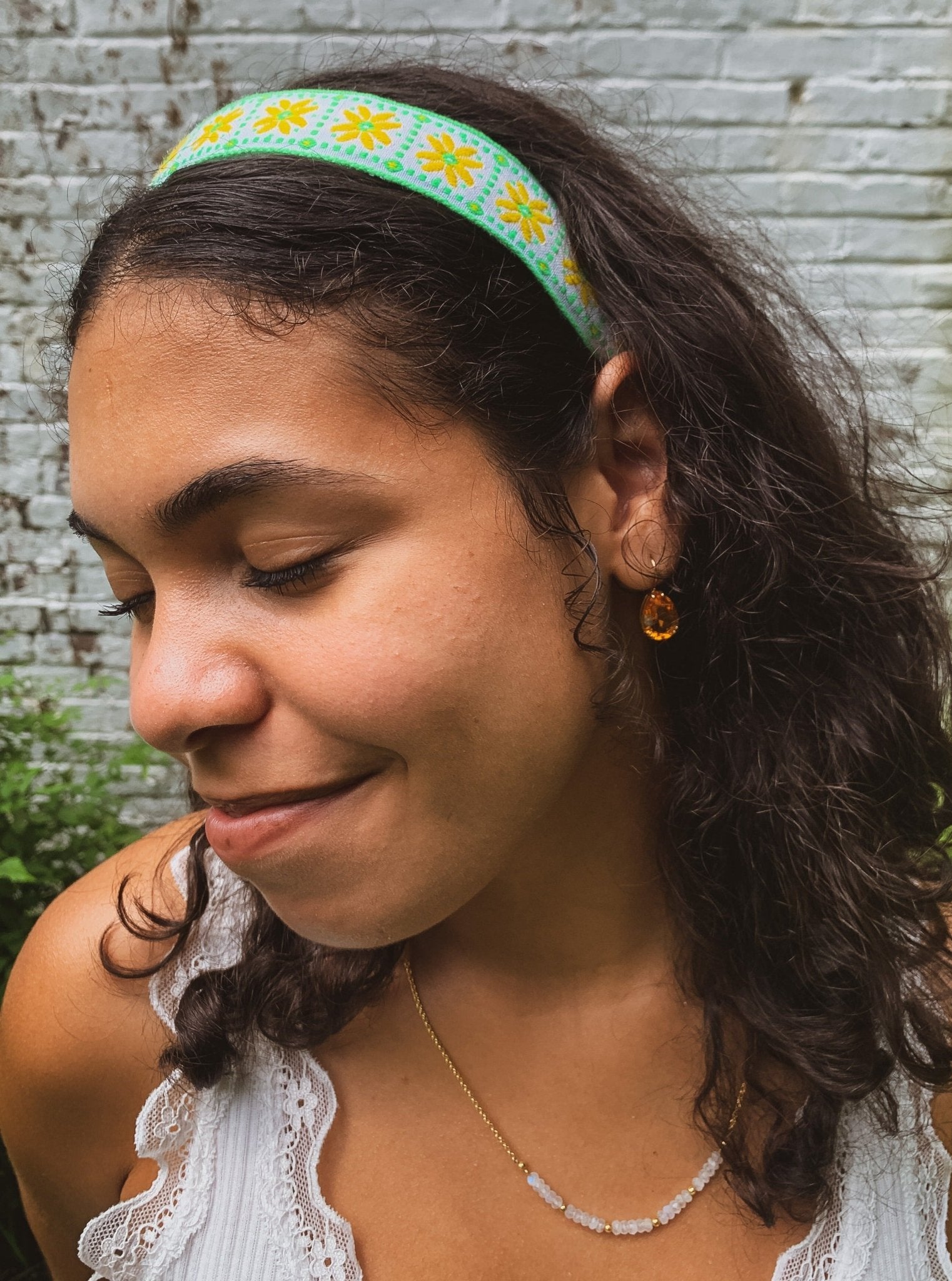 Electric Floral Love Headband Headbands La Vie Bien Electric Floral Love Headband