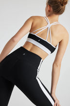 Electric Rib Color Block Bra Clothing La Vie Bien Electric Rib Color Block Bra