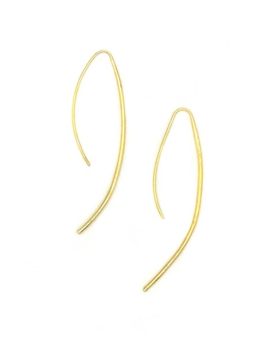 Elegant Curve Drop Earrings by Fair Anita