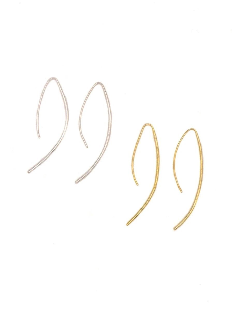 Elegant Curve Drop Earrings by Fair Anita