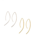 Elegant Curve Drop Earrings by Fair Anita