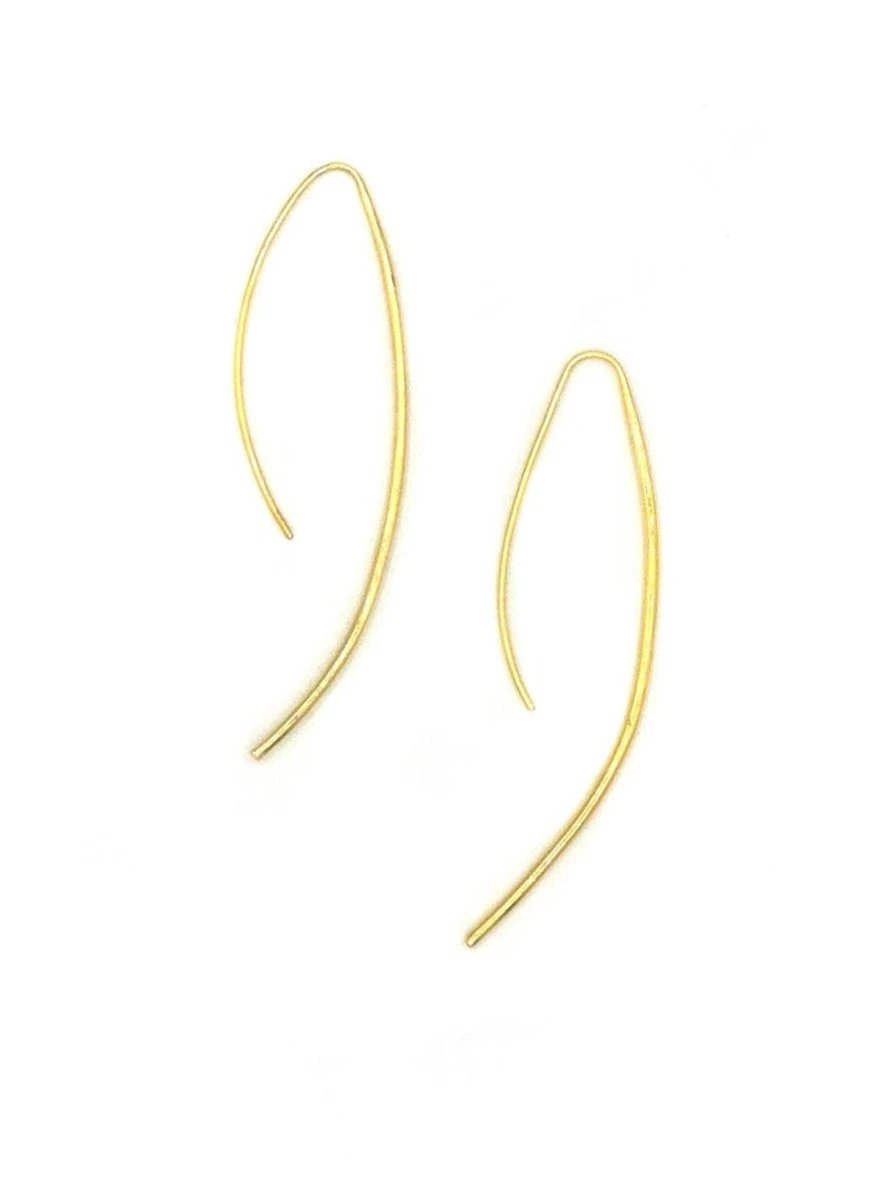 Elegant Curve Drop Earrings by Fair Anita