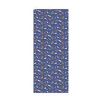 Elegant Koi Fish Cherry Blossom Gift Wrap, indigo Blue Wrapping Paper, Crane Pattern Home Decor La Vie Bien Elegant Koi Fish Cherry Blossom Gift Wrap, indigo Blue Wrapping Paper, Crane Pattern