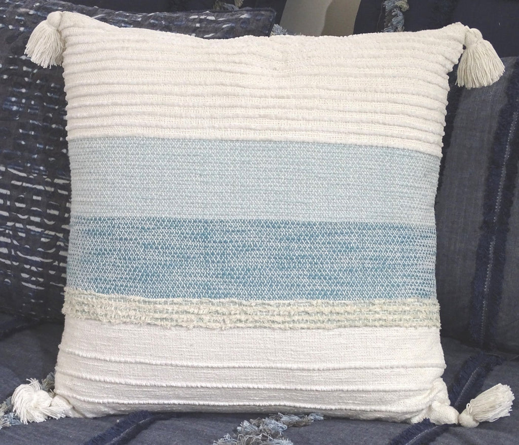 Elegant Large Throw Pillow 22" x 22" for Couch Handloom Woven Home Furnishings La Vie Bien Elegant Large Throw Pillow 22" x 22" for Couch Handloom Woven