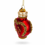 Elegant Perfume Bottle Glass Christmas Ornament Christmas Ornaments > Fashion La Vie Bien Elegant Perfume Bottle Glass Christmas Ornament