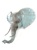 Elephant Animal Mask - Recycled Metal Wall Art La Vie Bien Elephant Animal Mask - Recycled Metal Wall Art