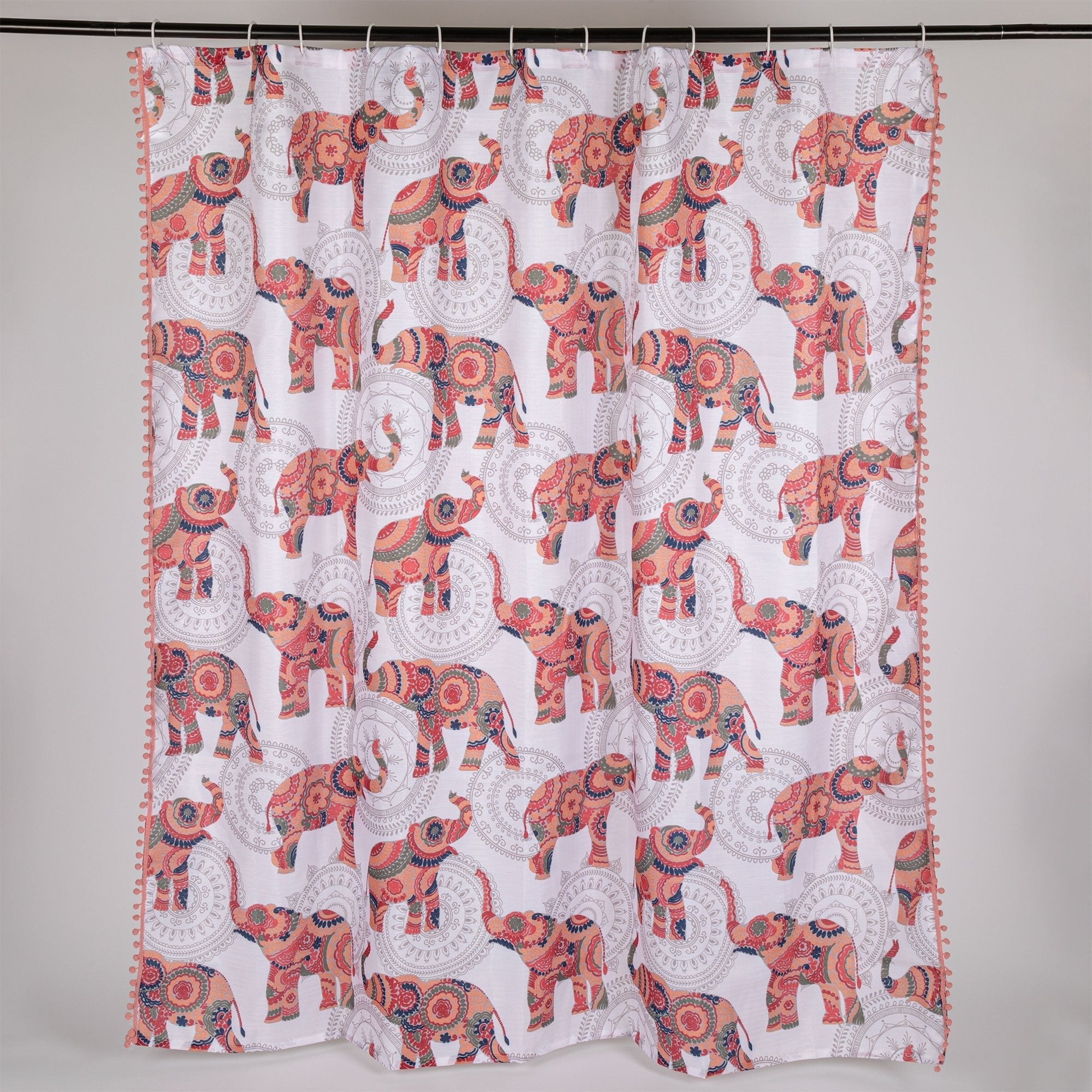 Elephant Beauty Shower Curtain Bathroom Decor & Cleaning La Vie Bien Elephant Beauty Shower Curtain
