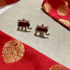 Elephant Cufflinks by Modern Desi