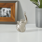 Elephant Ring Holder (4", Silver Finish) by Vibhsa