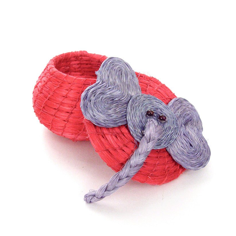Elephant Tiny Basket - Pink La Vie Bien Elephant Tiny Basket - Pink