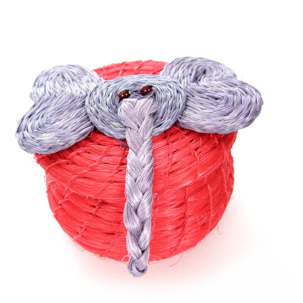 Elephant Tiny Basket - Pink La Vie Bien Elephant Tiny Basket - Pink