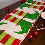 Elf Feet Christmas Table Runner Precut Quilt Kit Quilt Kit La Vie Bien Elf Feet Christmas Table Runner Precut Quilt Kit