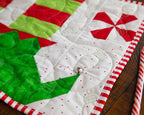 Elf Feet Christmas Table Runner Precut Quilt Kit Quilt Kit La Vie Bien Elf Feet Christmas Table Runner Precut Quilt Kit