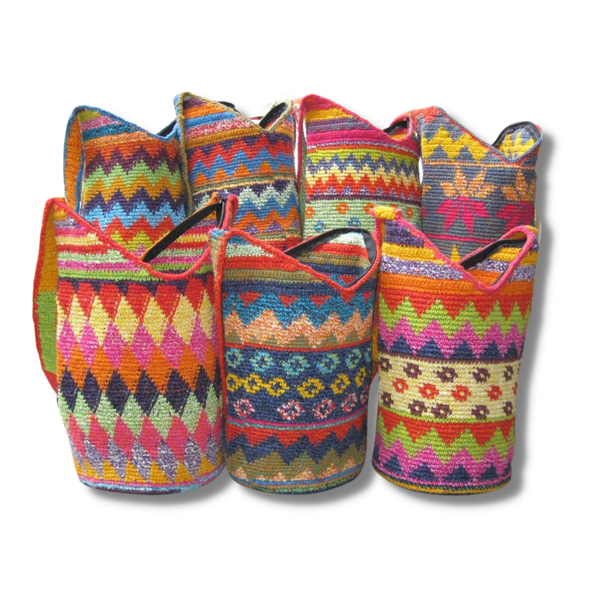 Eliza Crochet Handcrafted Boho Bag - Guatemala Bags La Vie Bien Eliza Crochet Handcrafted Boho Bag - Guatemala