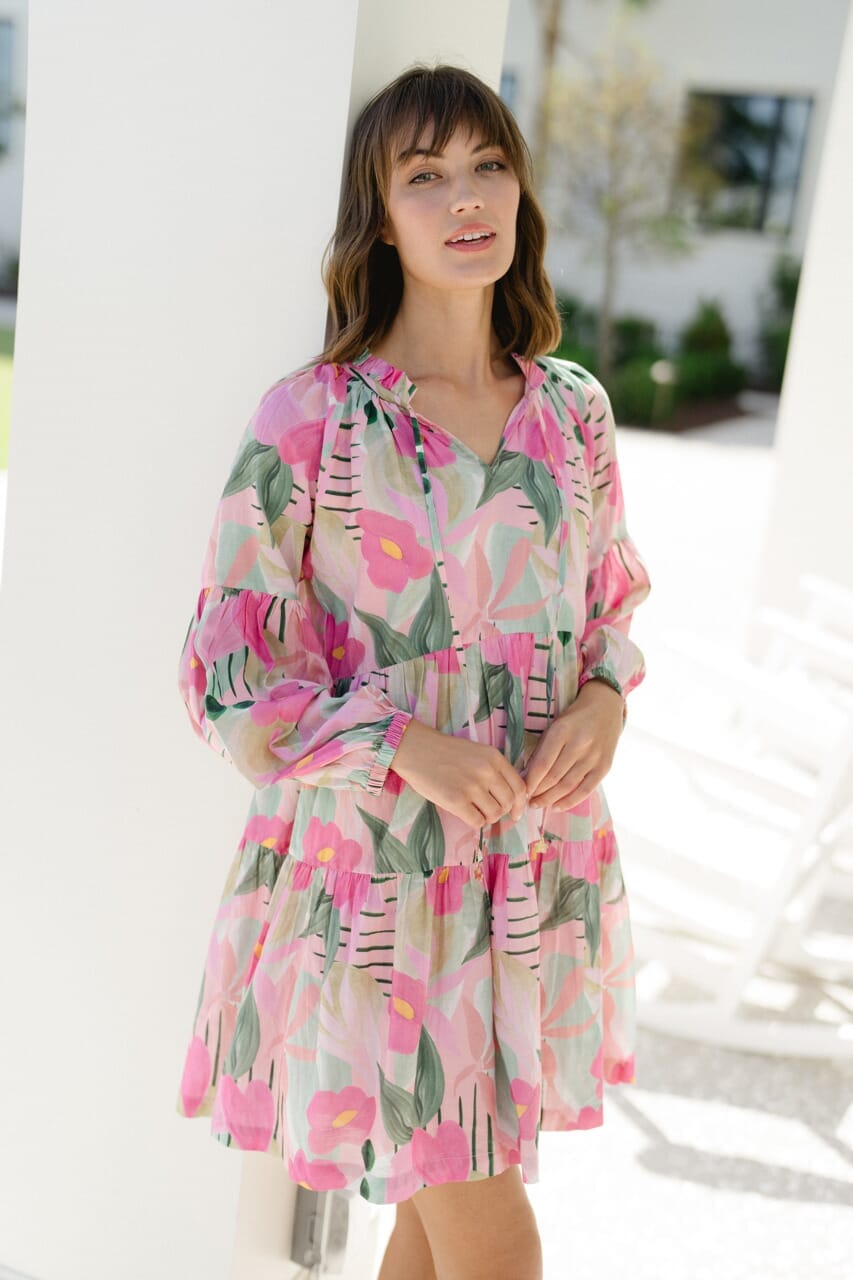 Eliza Dress - Frosted Blush