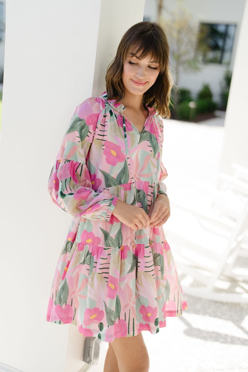 Eliza Dress - Frosted Blush