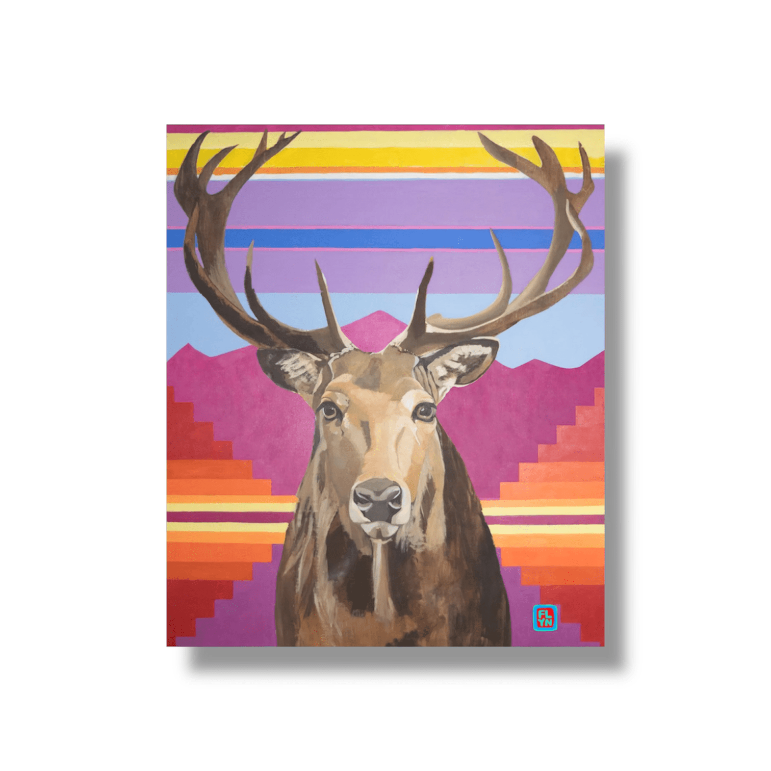 Elk Sticker by FLYNhats
