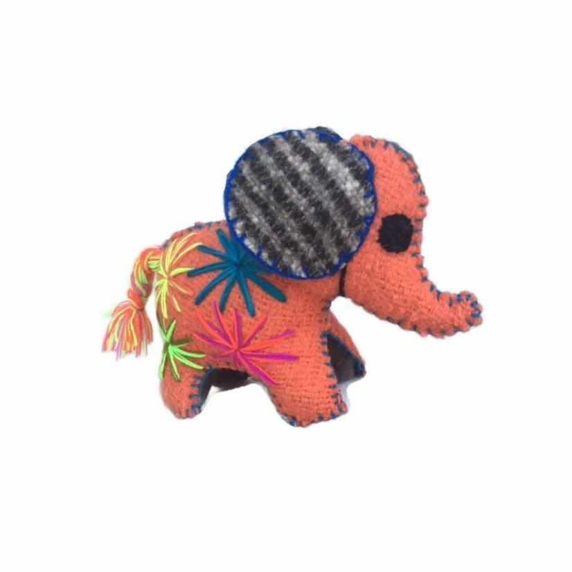 Ellie the Elephant: Repurposed Wool Boho Decor - Mexico Decor La Vie Bien Ellie the Elephant: Repurposed Wool Boho Decor - Mexico