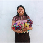 Ellie the Elephant: Repurposed Wool Boho Decor - Mexico Decor La Vie Bien Ellie the Elephant: Repurposed Wool Boho Decor - Mexico