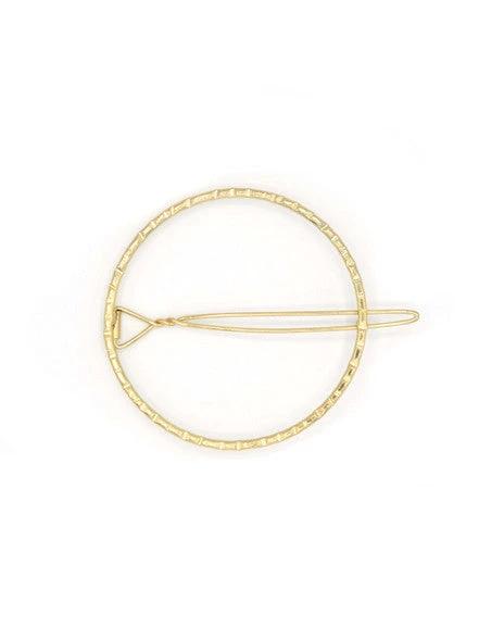 Ellipse Circle Hair Clip